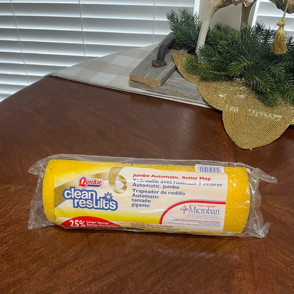 Quickie Clean  Jumbo Roller Sponge Mop Refill 0553CR Type P *read
